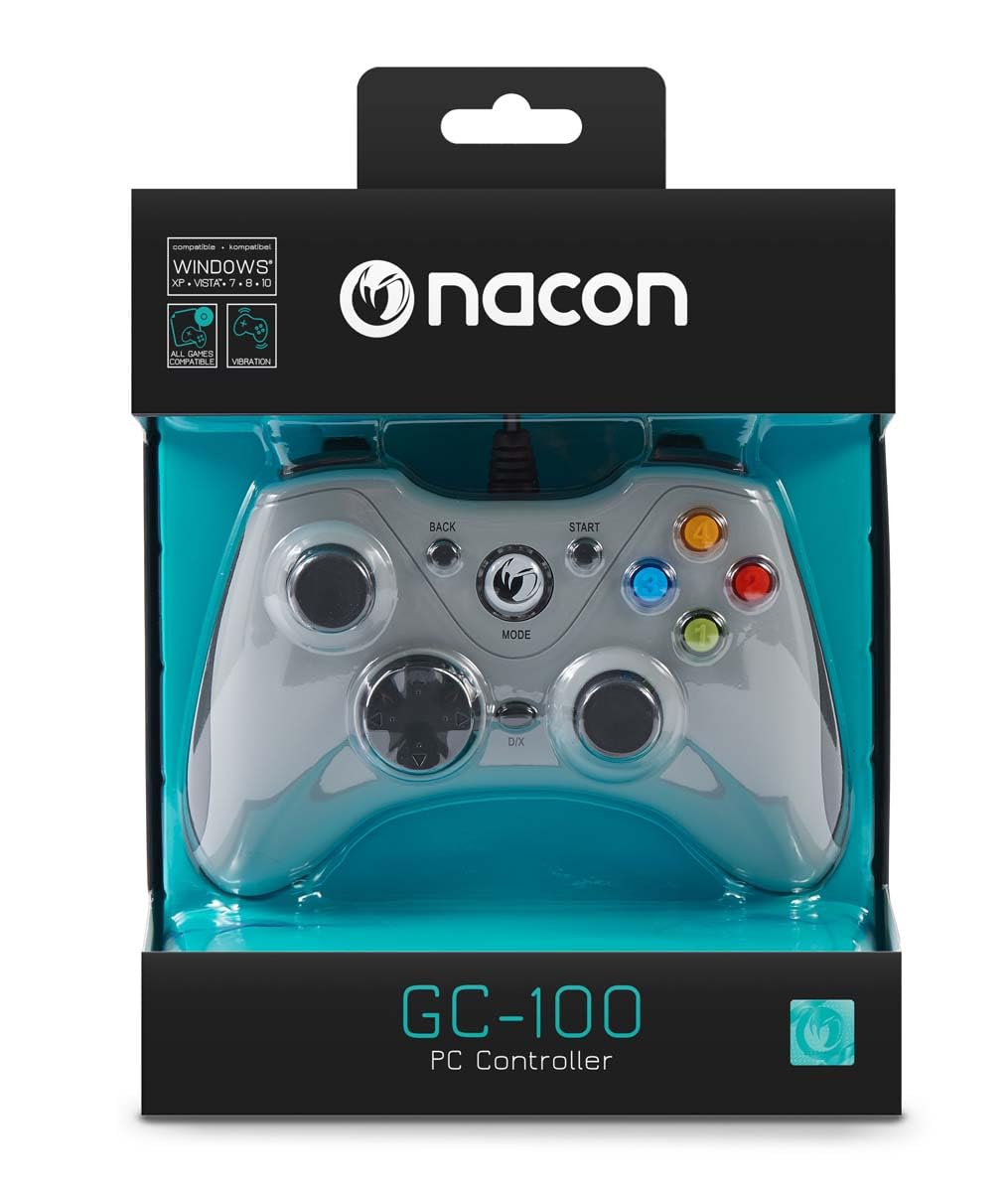 Nacon Controller GC-100 Wired PC, Grigio