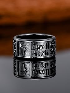 Flpruy Class Rings for Men 925 Sterling Silver Customized