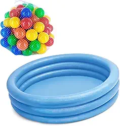 Piscina de Bolinhas Azul 156 Litros + 50 Bolinhas Coloridas