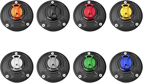 Miniatura 6 de Cubierta de tapa de tanque de combustible CNC para motocicleta para Yamaha YZF R3 R25 2015-2020 YZF R15 R125 FZ 16 XT660 XT660R XT660X XJ6 Cubierta