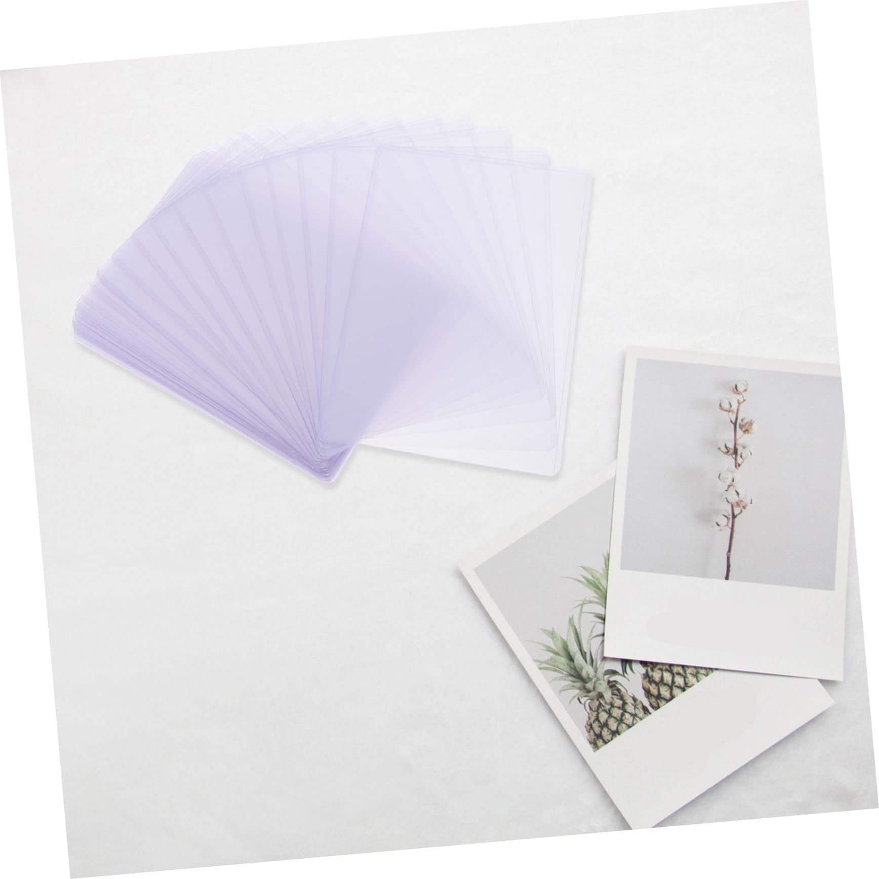 Transparente aus Kunststoff 30 Stück Kartenhüllen für Fotos