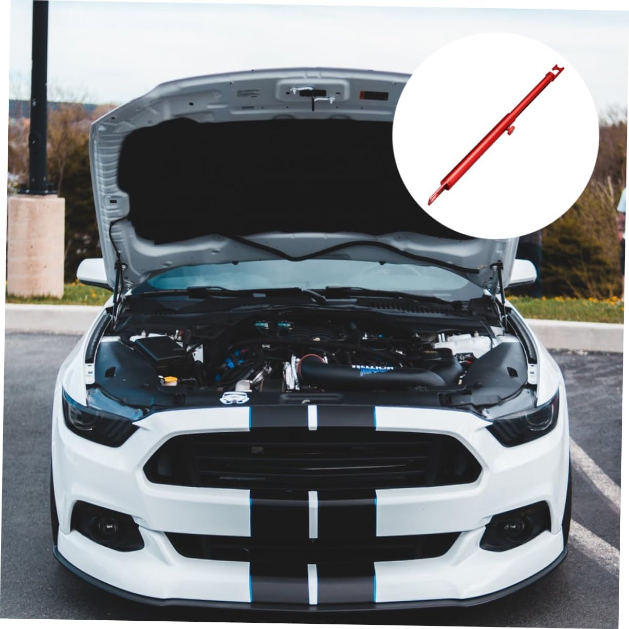 ibasenice 1pc Box Car Polishing Support Rear Trunk Lift Supports Rear Trunk Lifter Car Bling Accessories Car Trunk Lifter Rear Trunk Lift Rod Car Gadgets Inflatable Trunk Lid Stainless Steel