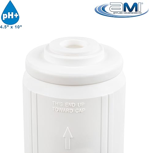 Miniatura 4 de APPLIED MEMBRANES INC Cartucho de filtro de agua de neutralización de pH  Filtro de calcita para aumentar la alcalinidad del agua de pH bajo  Tamaño