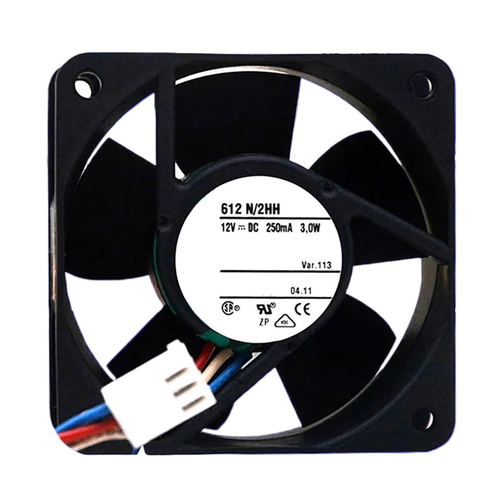 612N/12HH 612N/12HH 12VDC 6025 3.0W Cooling Fan 6025 6CM 60 * 60 * 25MM