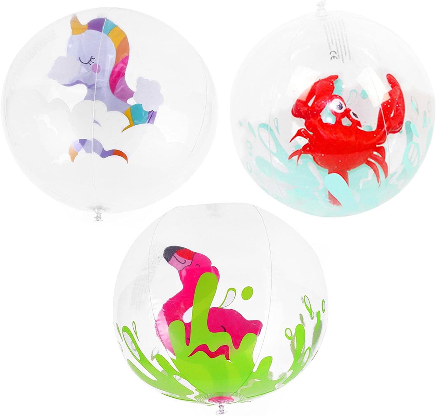 Pueri ビーチボール ビーチおもちゃ 水遊び ボール 空気入れ式 プールボール パーティー おもちゃ 子供 大人 夏の定番 玩具 直径40cm 特別セール品