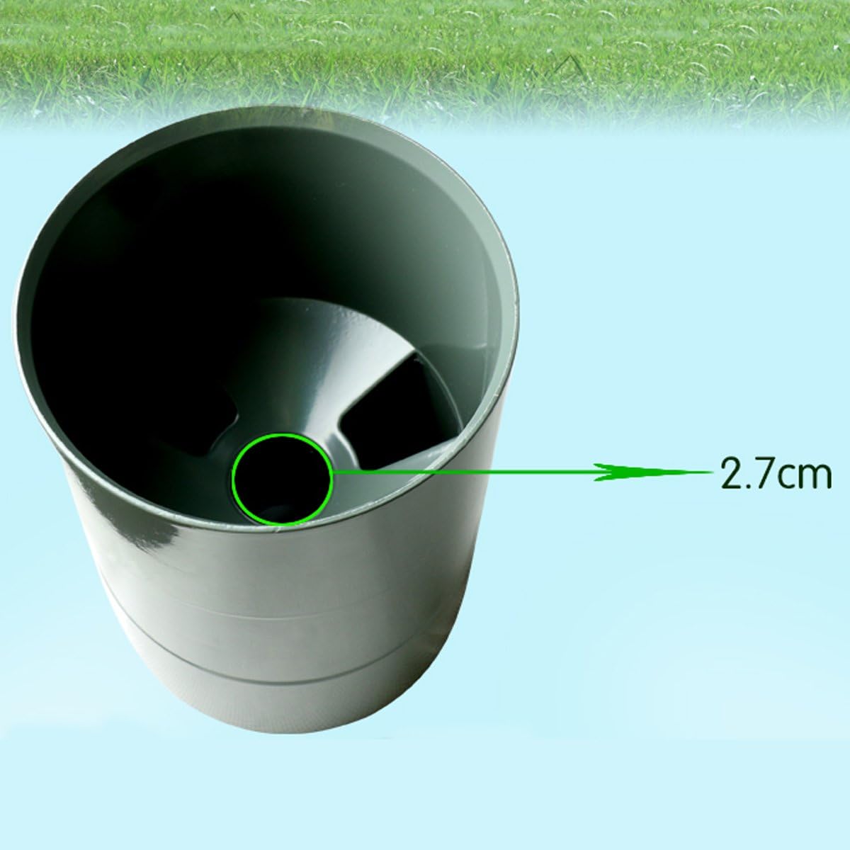 6" Deep Aluminum Practice Training Green Golf Hole Cup for Natural or Synthetic Greens(1pcs)