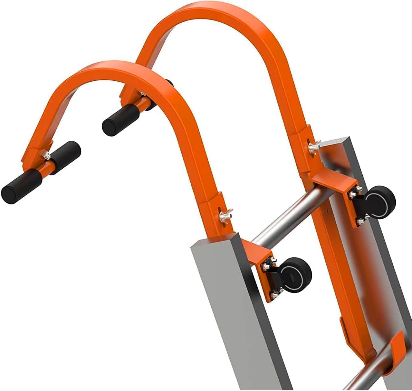 Ladder Stabilizer With Roof Hook & Standoff – Extension Ladder Accessory For Safe Roof Work, Durable Steel (YT-A2S)