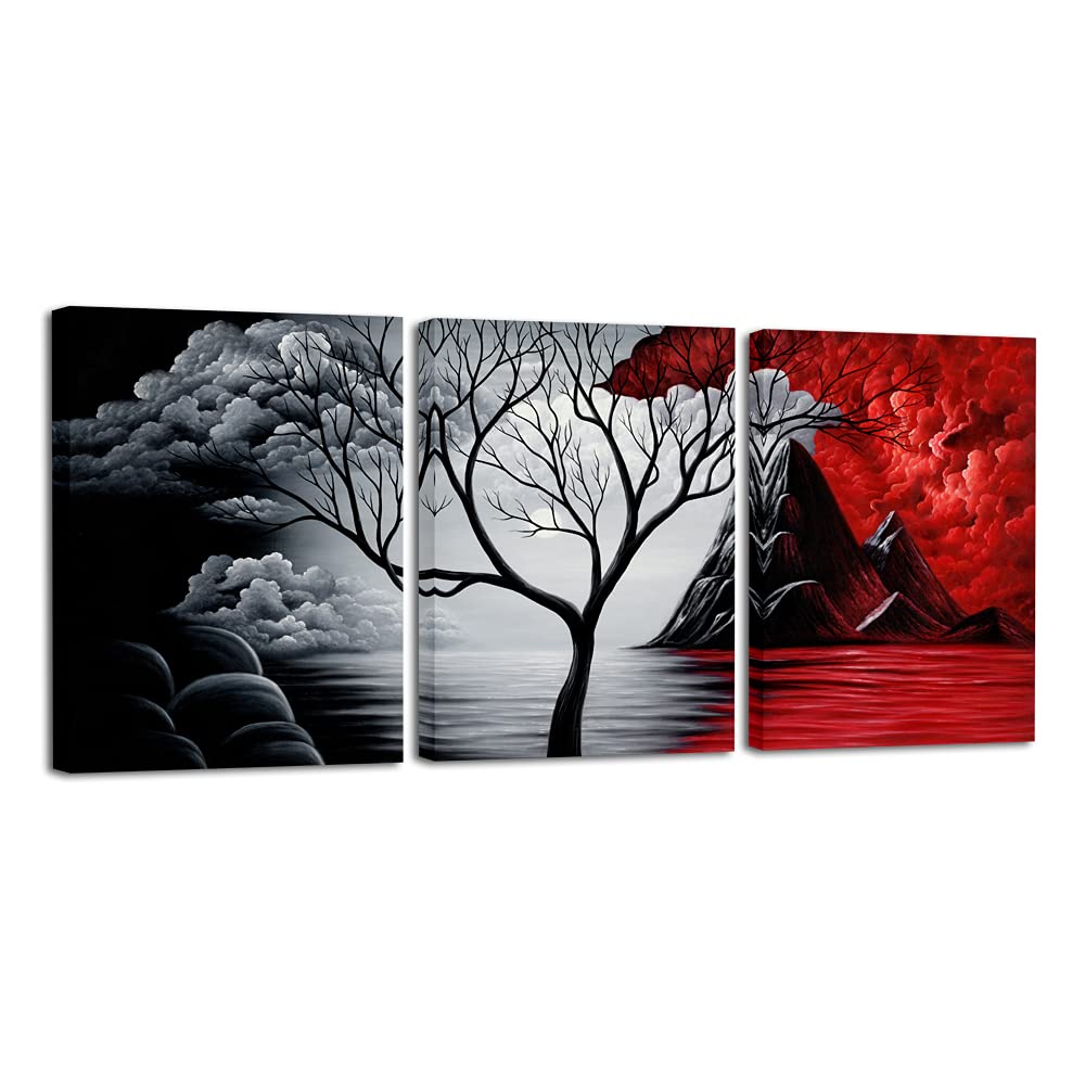 Runner-Up Budget Abstract Triptych