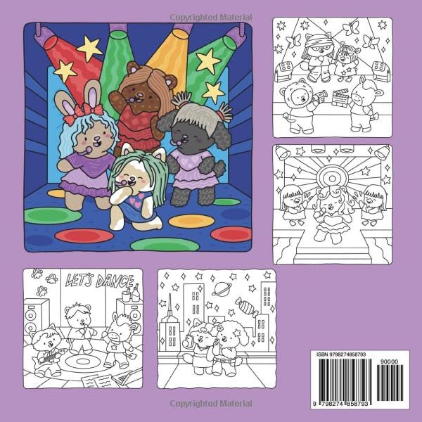 K-Pop Cuties Cozy & Cute Coloring Book: Cozy & Cute Coloring Book For Adults And Teens image 3