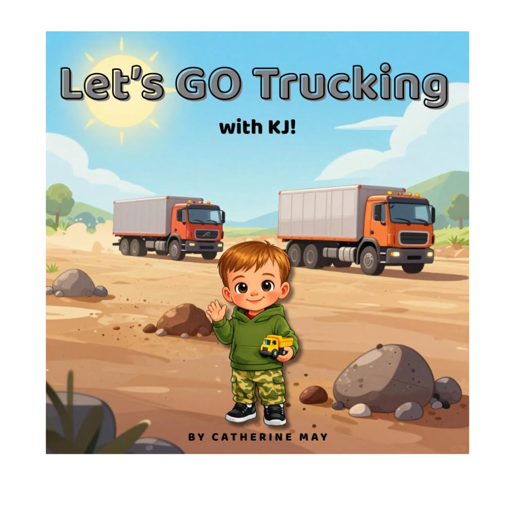 Let's GO Trucking with KJ: A seek-and-find adventure for little truck lovers (Let's GO Adventures with KJ)