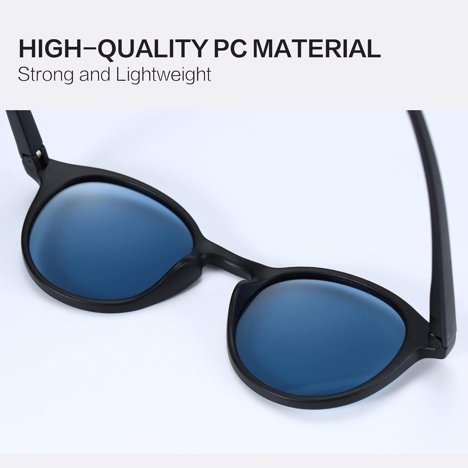 ZENOTTIC Polarized Round Sunglasses, Stylish Sunglasses for Men and Women Retro Classic, Multi-Style Selection - Image 5