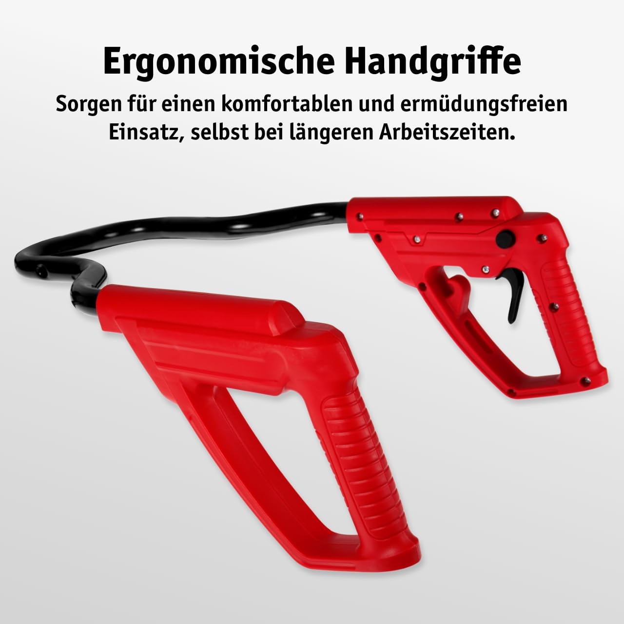 WALTER Gartenfräse 1200 W – Leistungsstarke Elektro-Motorhacke, Ergonomischer Doppelhandgriff, Zwei-Punkt-Sicherheitsschalter, Robuster Stahlrahmen, Ideal zum Ebnen und Graben, Bodenhacke, Bodenfräse