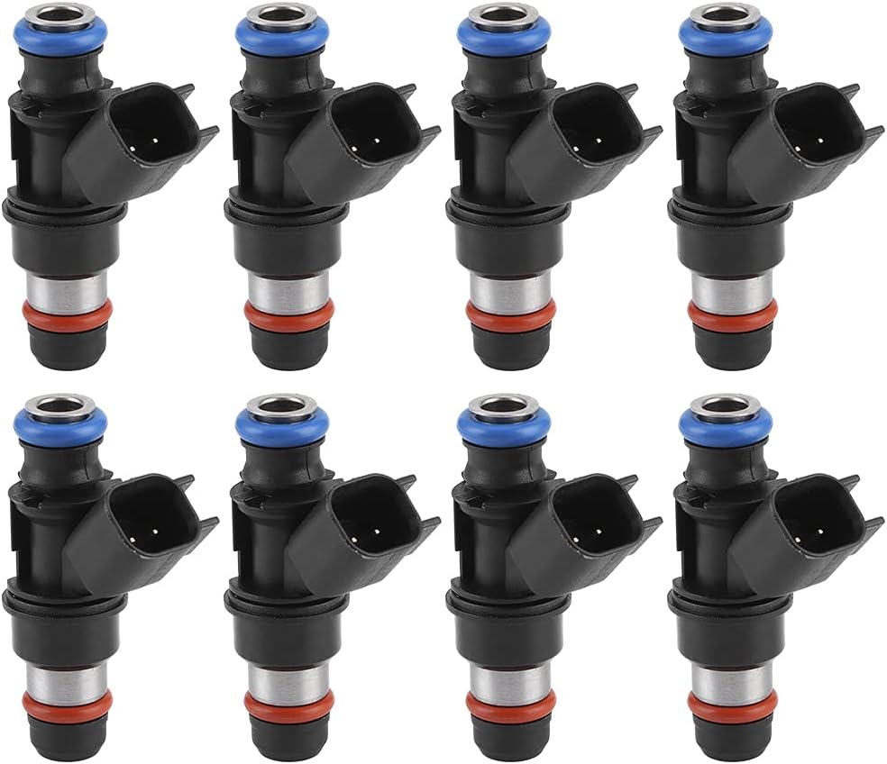 12580681 217-1621 8pcs Fuel Injector Nozzle Replacement Fit for Chevrole-t Silverad-o 4.8 5.3 6.0 6.2 V8
