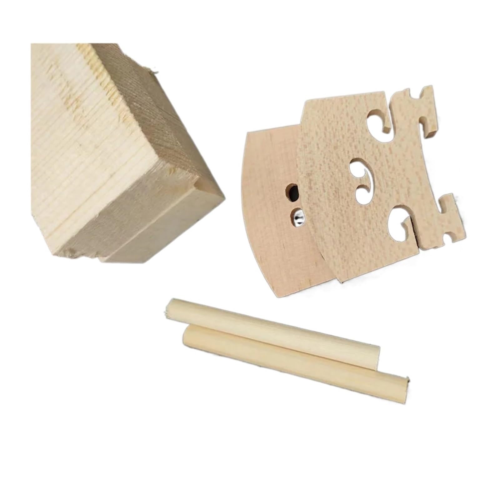 Ahorn Fichte Violine Craft Parts Bridge Bass Bar Set