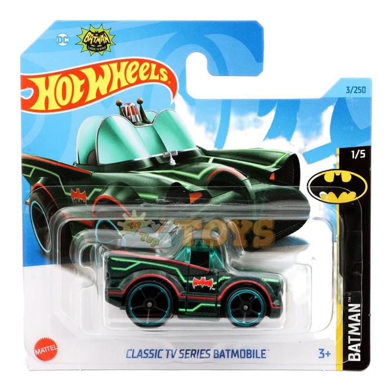 Hot Wheels Classic TV Series Batmobile Batman Ages 3 and Up Code 1 (Black)