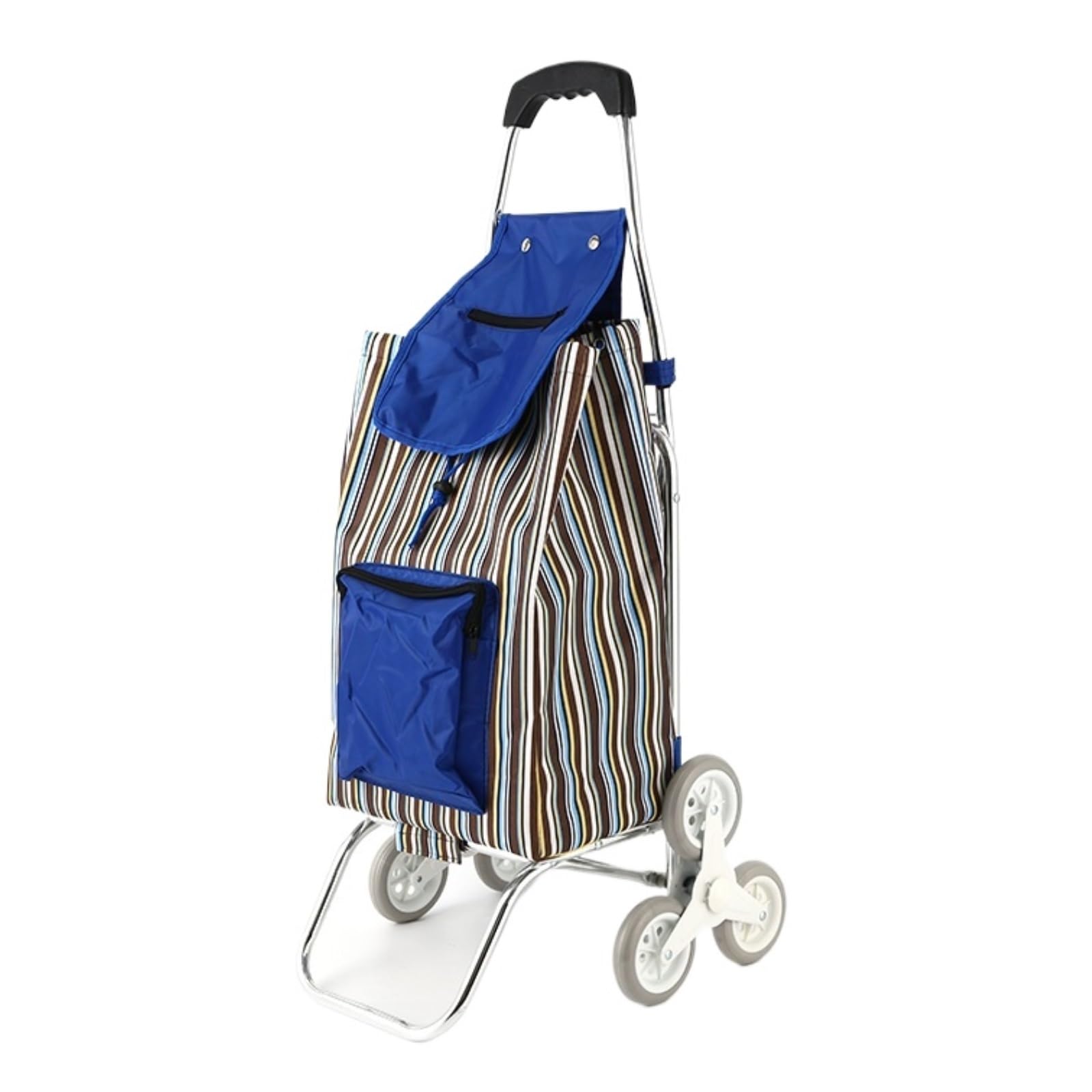 Shopping Trolley Portable Foldable Shopping Cart With Wheel Detachable Grocery Trolley Utility Cart