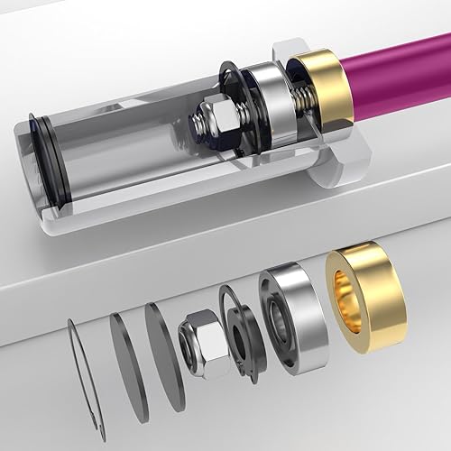 Miniatura 7 de EVERYMATE Mini barra de pesas de 5 libras para principiantes, barra de entrenamiento corporal total, barra de banda de resistencia, para