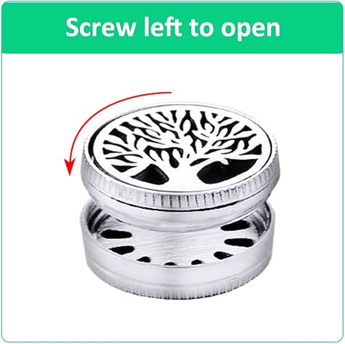 Miniatura 6 de 2 clips difusores de aceite esencial para máscaras faciales, ambientador, acero inoxidable, aromaterapia, hebilla magnética en la cubierta facial