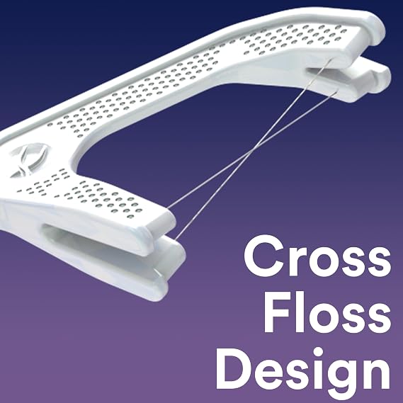 Dentek Floss Picks, Plaque Control Cross Flossers, 75 Count