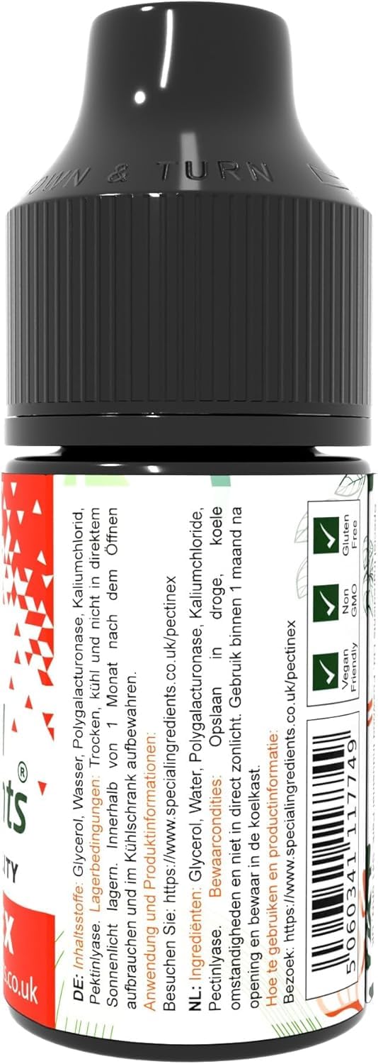 Special Ingredients Pectinex Ultra SP-L 100ml - Enzima che scompone la struttura della pectina - qualità premium (etichette e istruzioni in italiano) - confezione riciclabile