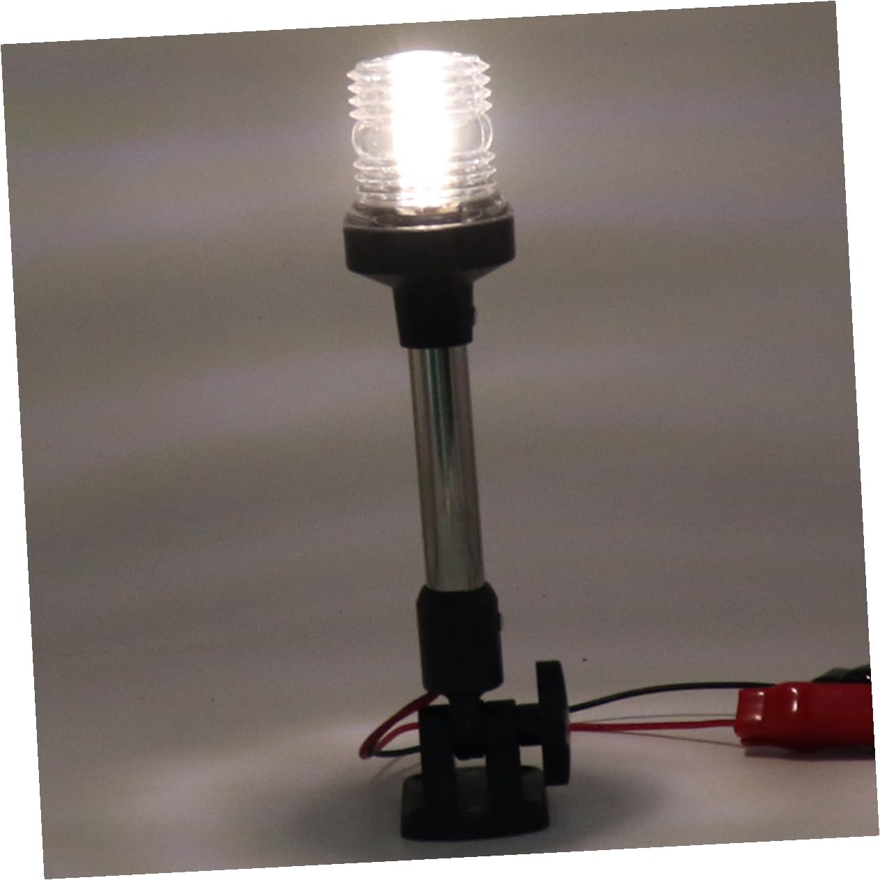 Luce di Navigazione LED per Yacht e Barca 12v Dc Bianco 4000-4500k Design Ribaltabile in Acrilico e Lega di Alluminio per Uso Marittimo di Pesca