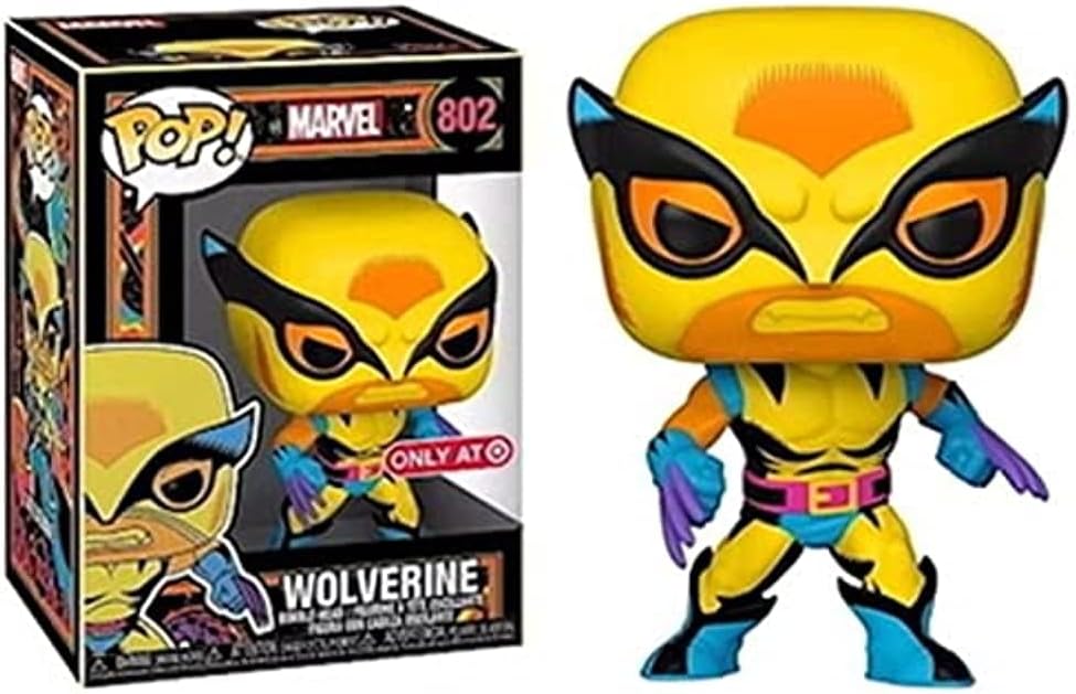 Funko POP! Marvel Wolverine #802 [Black Light] Exclusive
