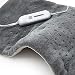 King Size Large Heating Pad, 90 Minutes Auto Off for Back Pain, Temperature Settings, Super Soft Micro Plush, Moist or Dry Therapeutic Option, 12" x 24"