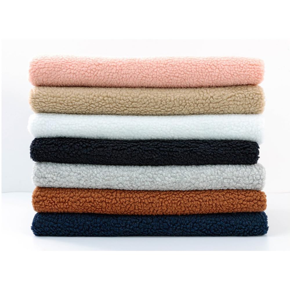 Tela de forro polar de 2 metros de ancho, 160 cm de ancho, tela acolchada de peluche, se vende por metros, tela suave y cómoda para coser, tela decorativa, material para manualidades, tela gruesa para