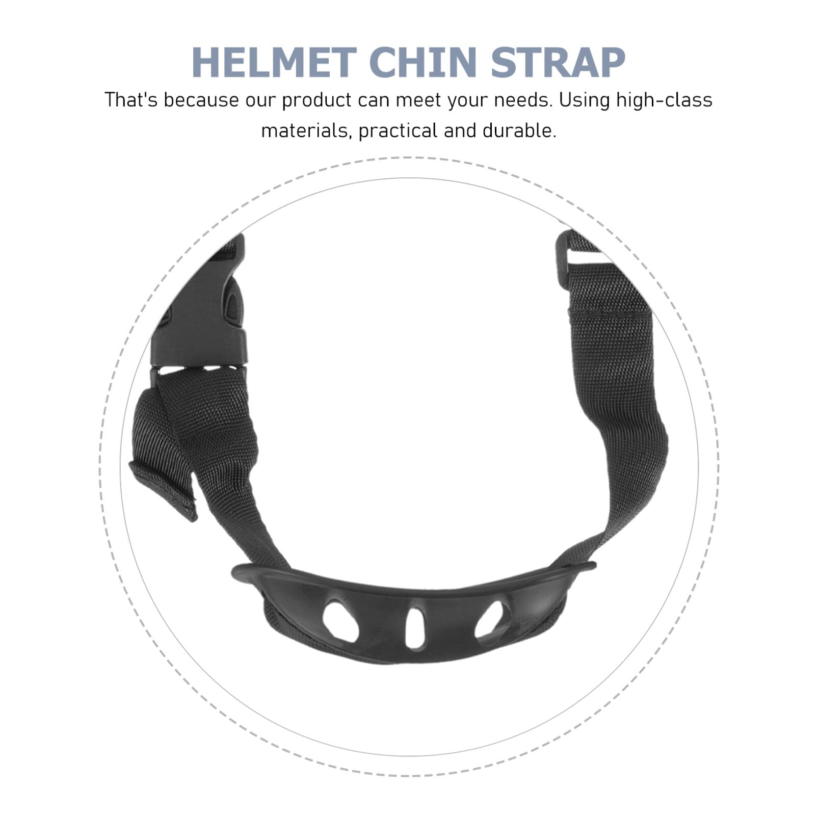 DOITOOL Lot De 2 Mentonnières élastiques Universelles Pour Casque – Noir, Mentonnière De Rechange Avec Sangle Réglable