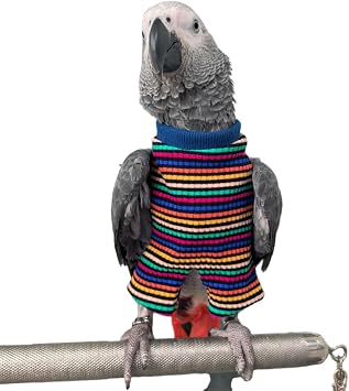 Parrot Supplies, Lightweight Flight Suit for Birds, Parrot Restraint Supplies, Comfortable and Warm, Suitable for Green cheeked Parakeets, Sun con, Monk Parakeets 5XL