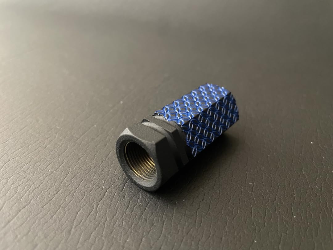Amazon | 真鍮戦飾 Shippo muzzle ブルー ハイダー マズル 14mm