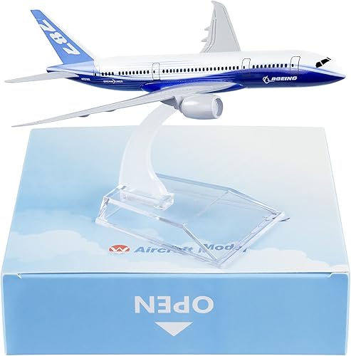 Miniatura 2 de Modelo Avión 1:400 Diecast Airplane Modelo Aviones Modelo Avión Metal Boeing 787 Modelo de aleación de avión para regalo de cumpleaños