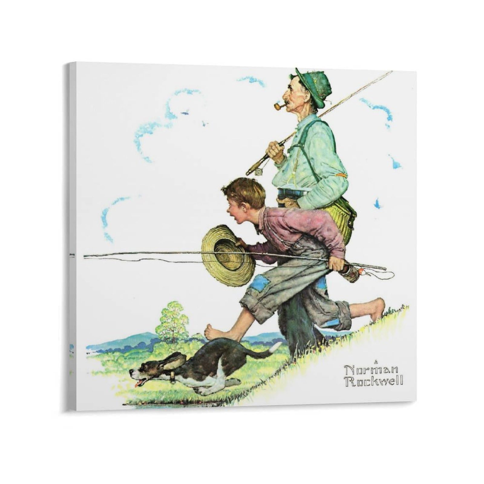 Amazon.co.jp: Norman Rockwell ノーマンロックウェル（おじいちゃんと