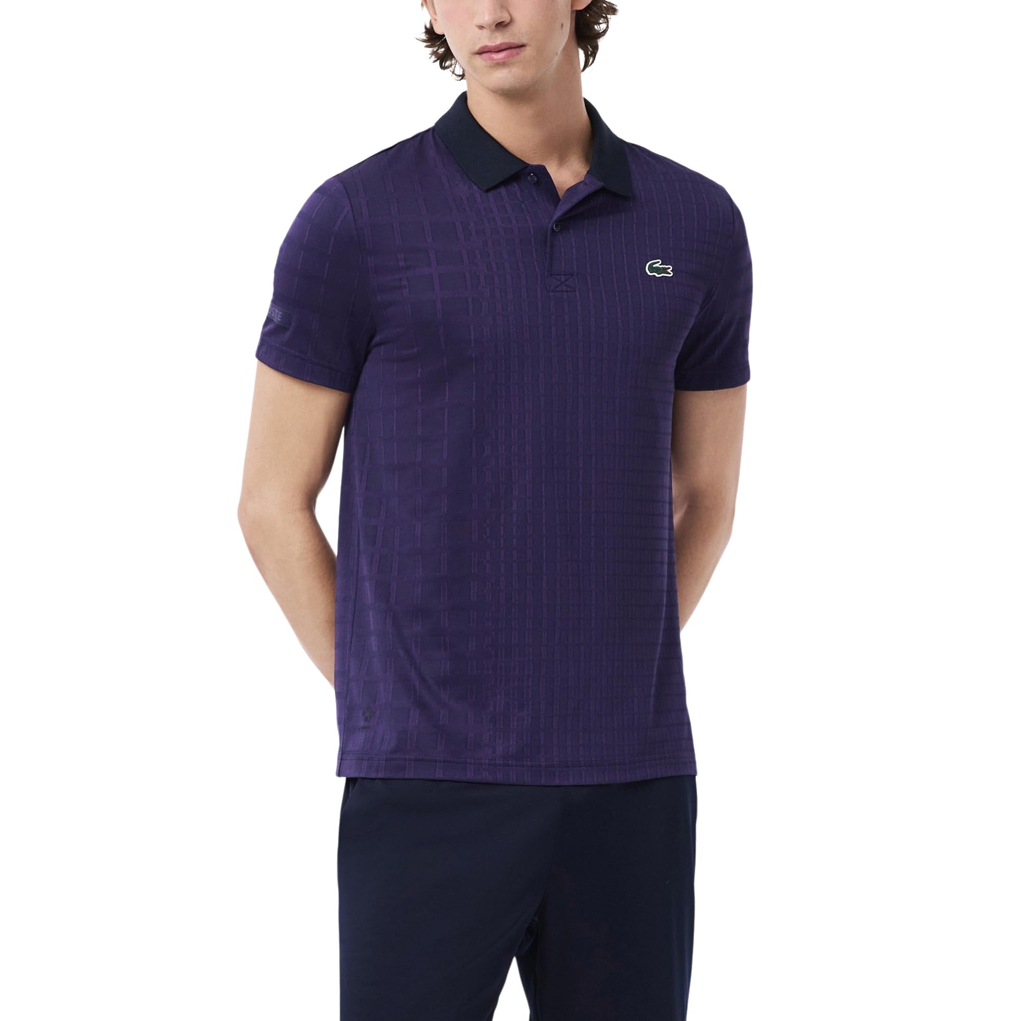 

                                                    Lacoste Men's Tennis x Daniil Medvedev Polo, Navy 