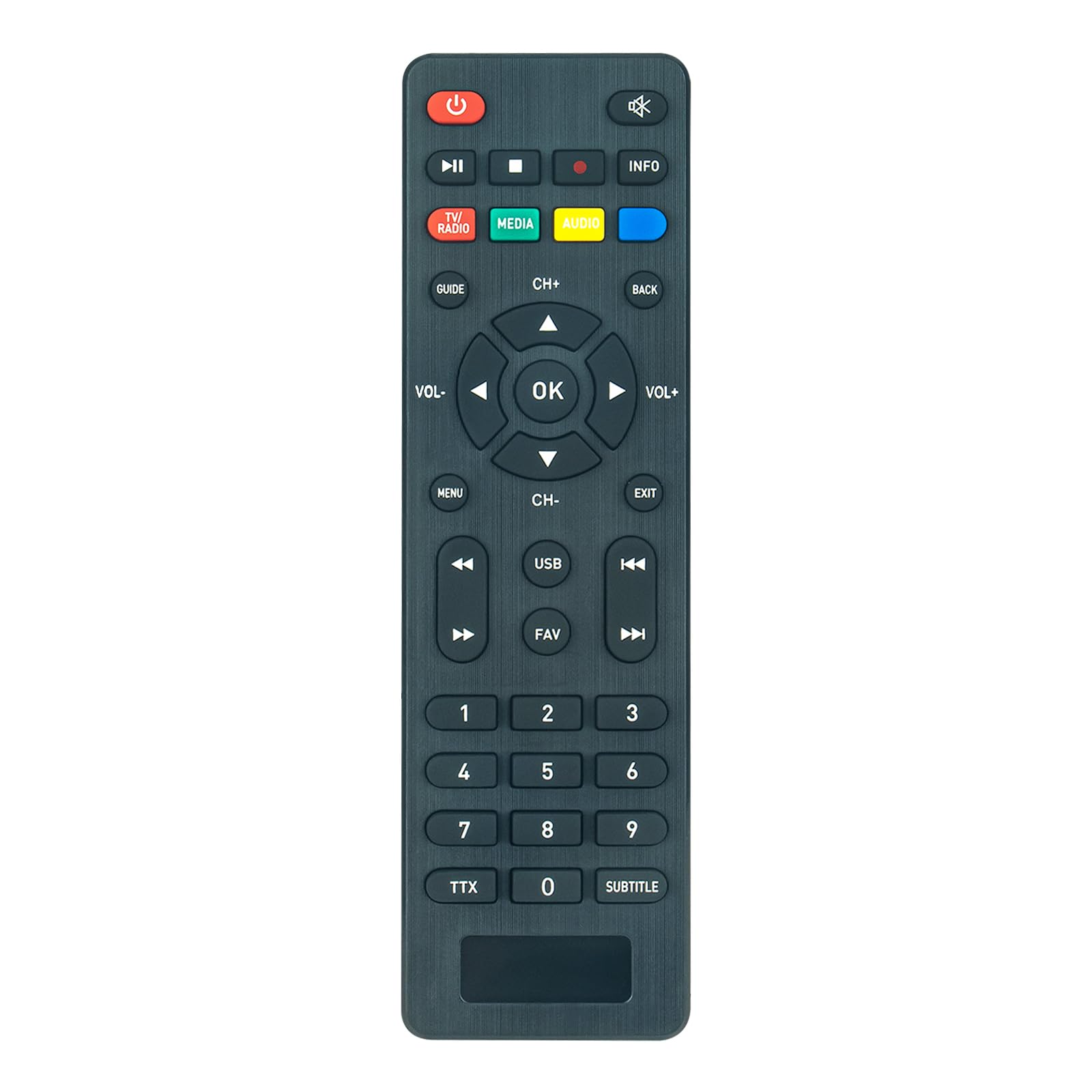 AULCMEET STB-9000-675 New Replacement Remote Control fit for Lasar Digital Set Top Box Full HD Media Player