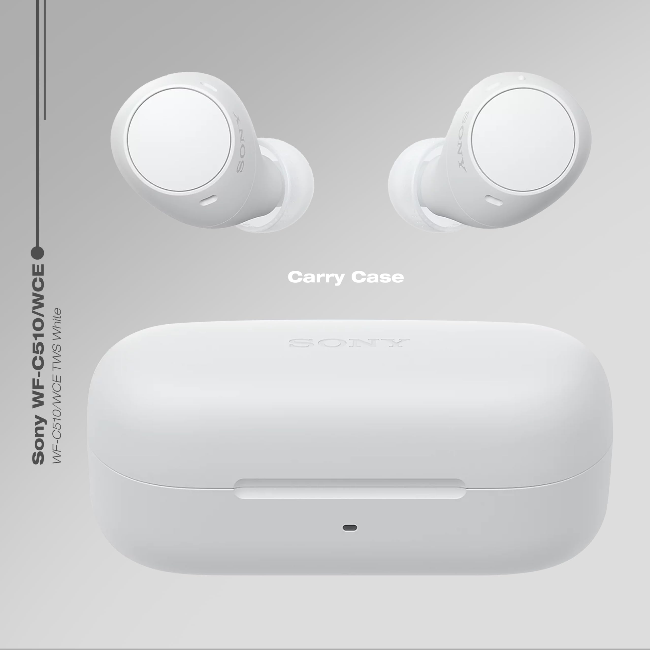 Sony WF-C510 Truly Wireless Earbuds, 22 hours battery life