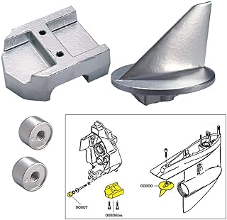 Tecnoseal Anode Kit w/Hardware - Mercury Alpha 1 Gen 1 - Magnesium (52025)