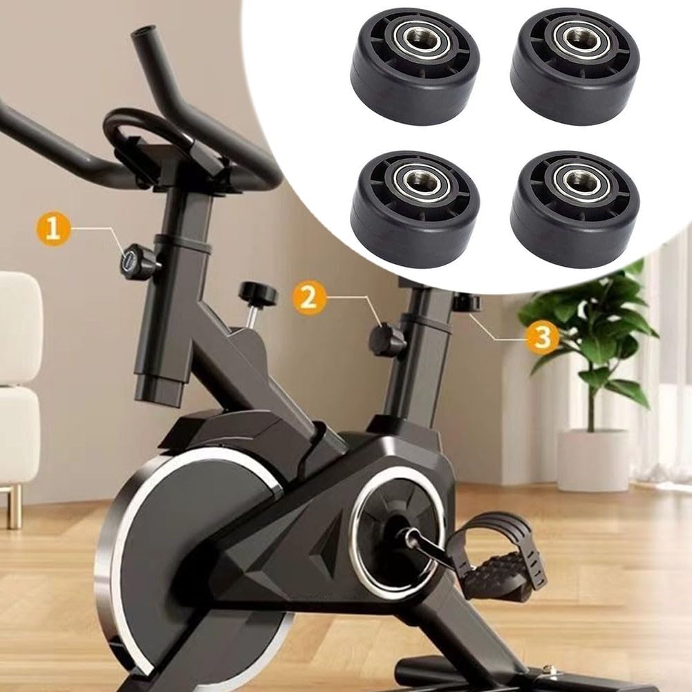 4 pulegge per attrezzi fitness come tapis roulant e cyclette, 74 x 34 x 14 mm