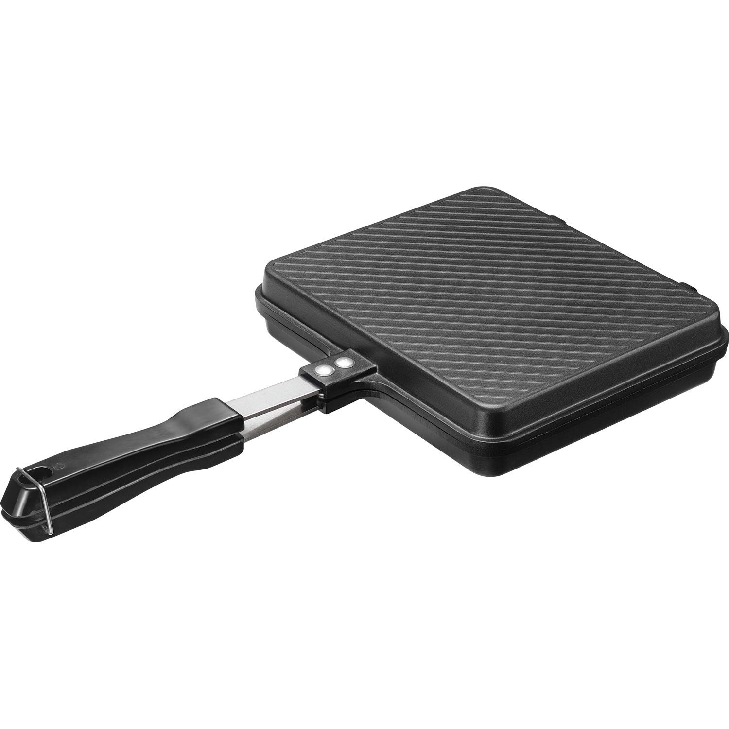 WAHEI FREIZMB-1772 Wide Hot Sandwich Pan, Easy to Bake and Bake Even More Tightly! For Direct Fire, Atsuka Dining