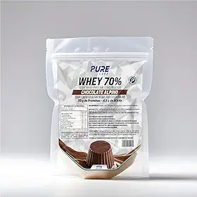 Whey Protein Concentrado 70% 450g Pure Athletic Sabor:Chocolate Alpino