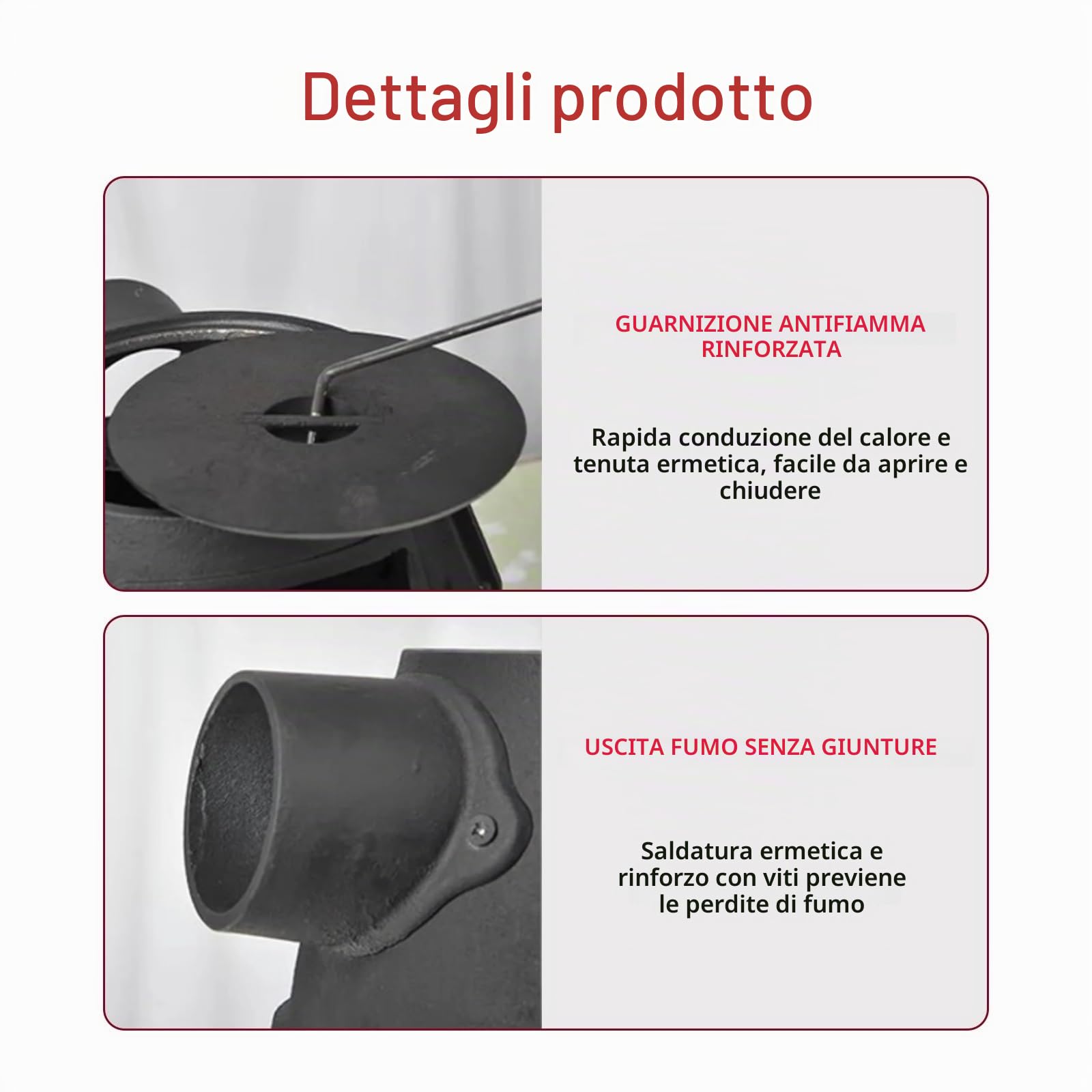 Stufe A Pellet For Riscaldamento Domestico, Stufa A Legna In Ghisa, Stufa Da Esterno Con Finestra Panoramica, Conservazione Del Calore A Lungo Termine