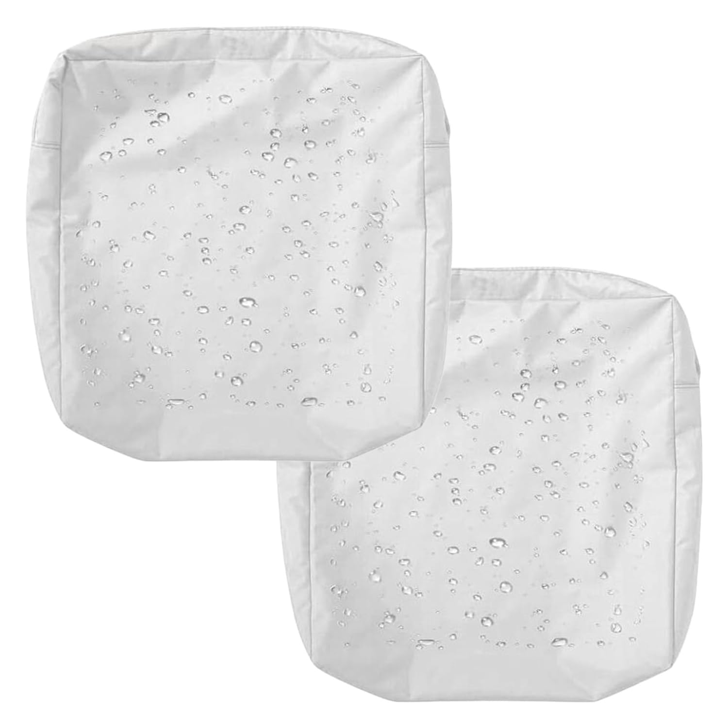 Uhvujdui Color 5 1/2/4Pcs Waterproof Seat Cushion Covers 50X50 60X60cm Garden Sofa Cushion Slipcovers With Zipper For Indoor Outdoor Patio Chairs Couch Rattan Furnitur(,60X60x10cm(2Pc))
