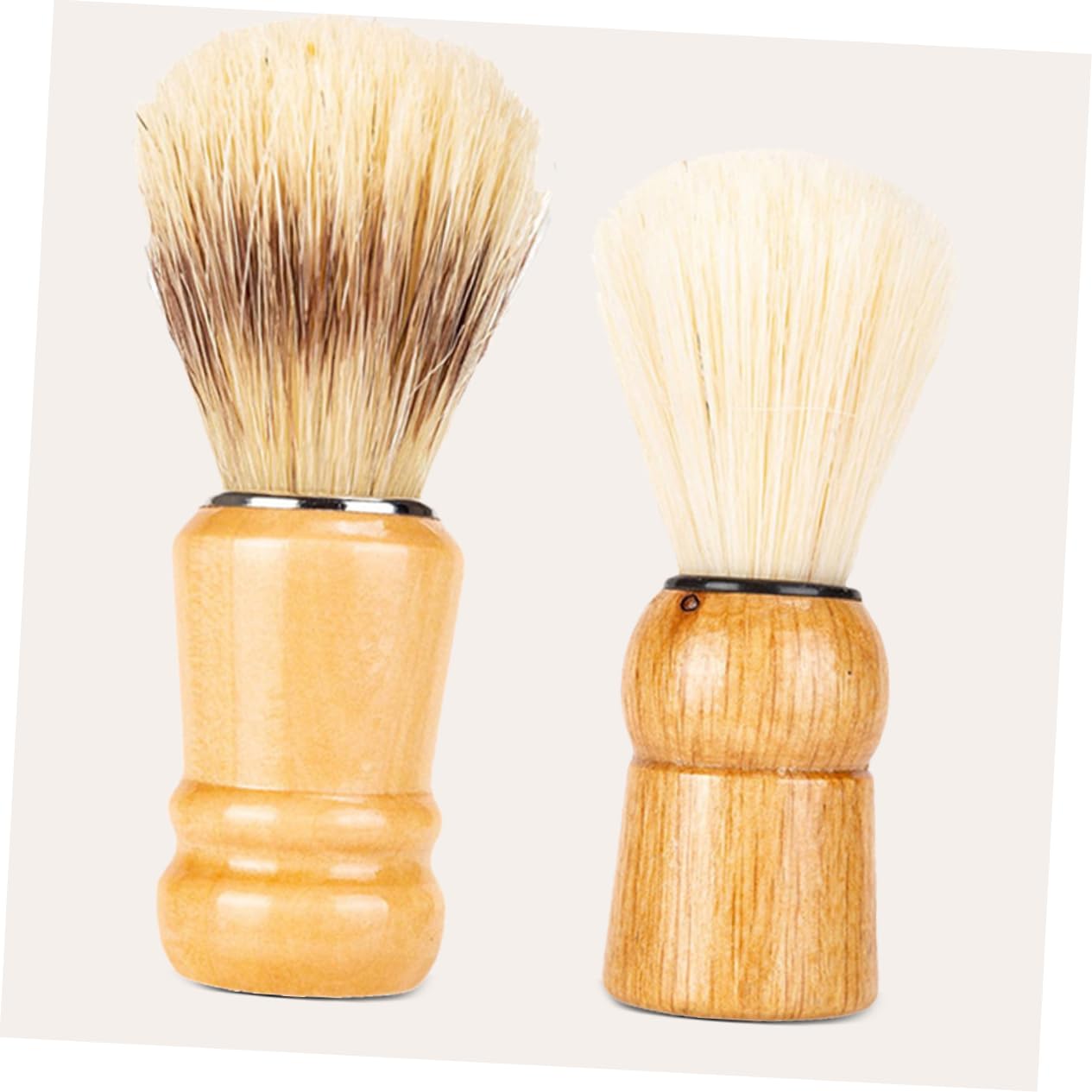 Healeved 8pezzi Pennelli Da Barba Legno Pennello Per Barba Setole Di Cinghiale Per Uomini Per La Festa Del Papà Uso Domestico e Viaggio