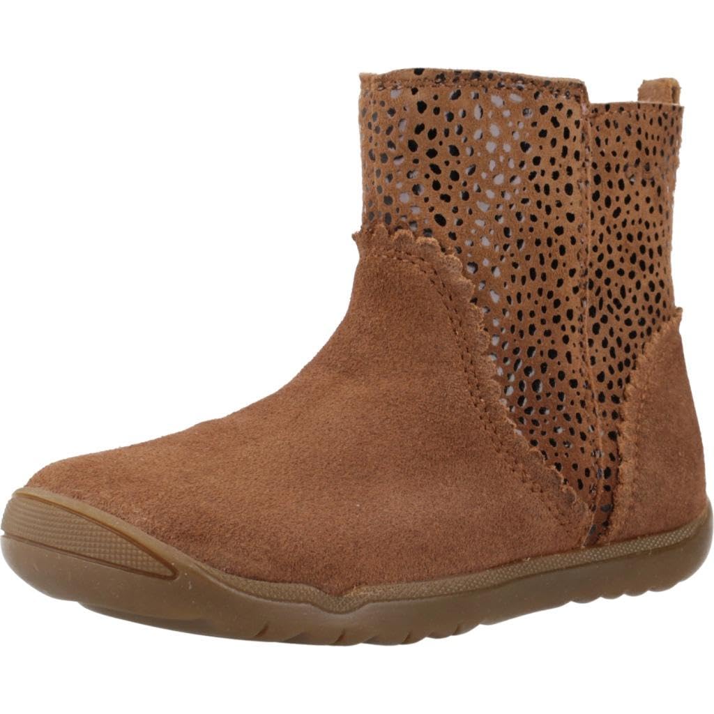 Geox B MACCHIA GIRL A, Ankle Boot, WHISKY,