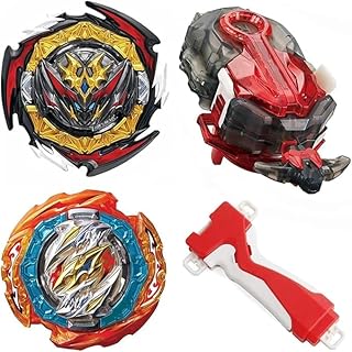 لعبة نحلة دوّارة من Next Store موديل B-180 وديناميت بليال موديل B-181 وسايكلون راجناروك جيرو بيرست موديل B-184 مع مدفع اطلاق ثنائي الاتجاه ومقبض مدفع الاطلاق