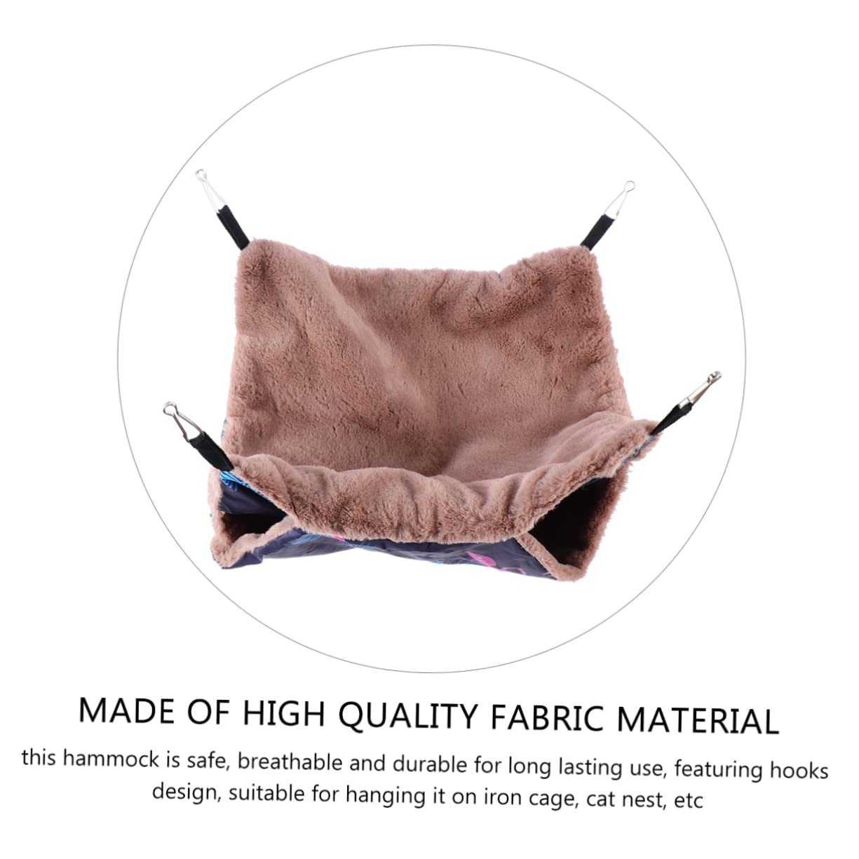 POPETPOP 2stücke Indoor Hammock Für Kleintiere Doppellagige Hängematte Weichem Fleece Warmes Schlafbett Für Hamster Frettchen Und Chinchillas Platzsparend Und Tragkraft
