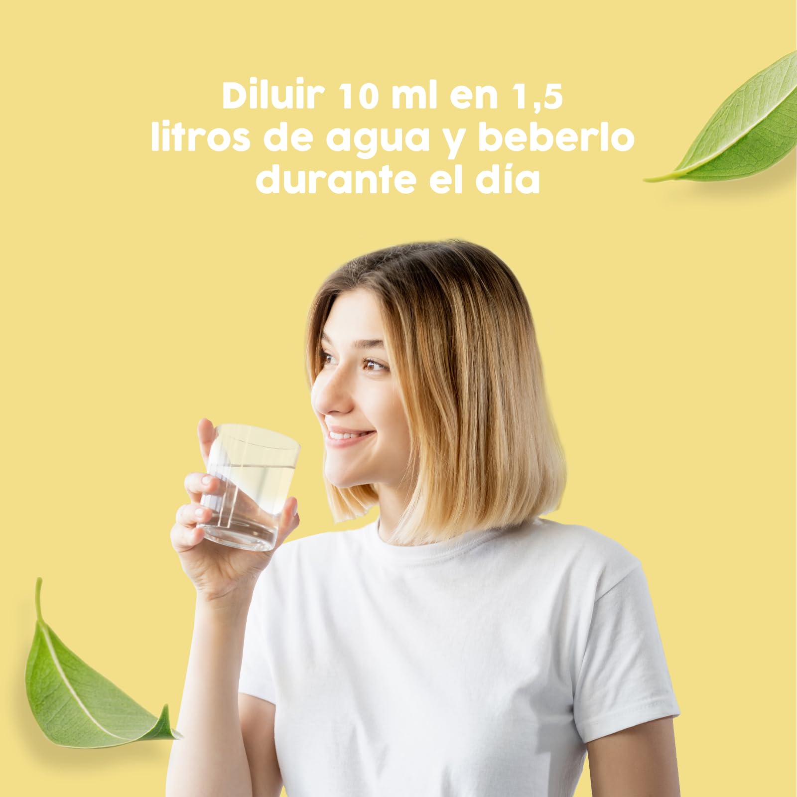 Espadiet Slank water Top Action Gold Sin Fucus - Minerales, Vitaminas, Polyporus Umbellatus y Cactinea – Drenante y Activador Linfático – Eliminación de Líquido y Toxinas – Botella con 500ml