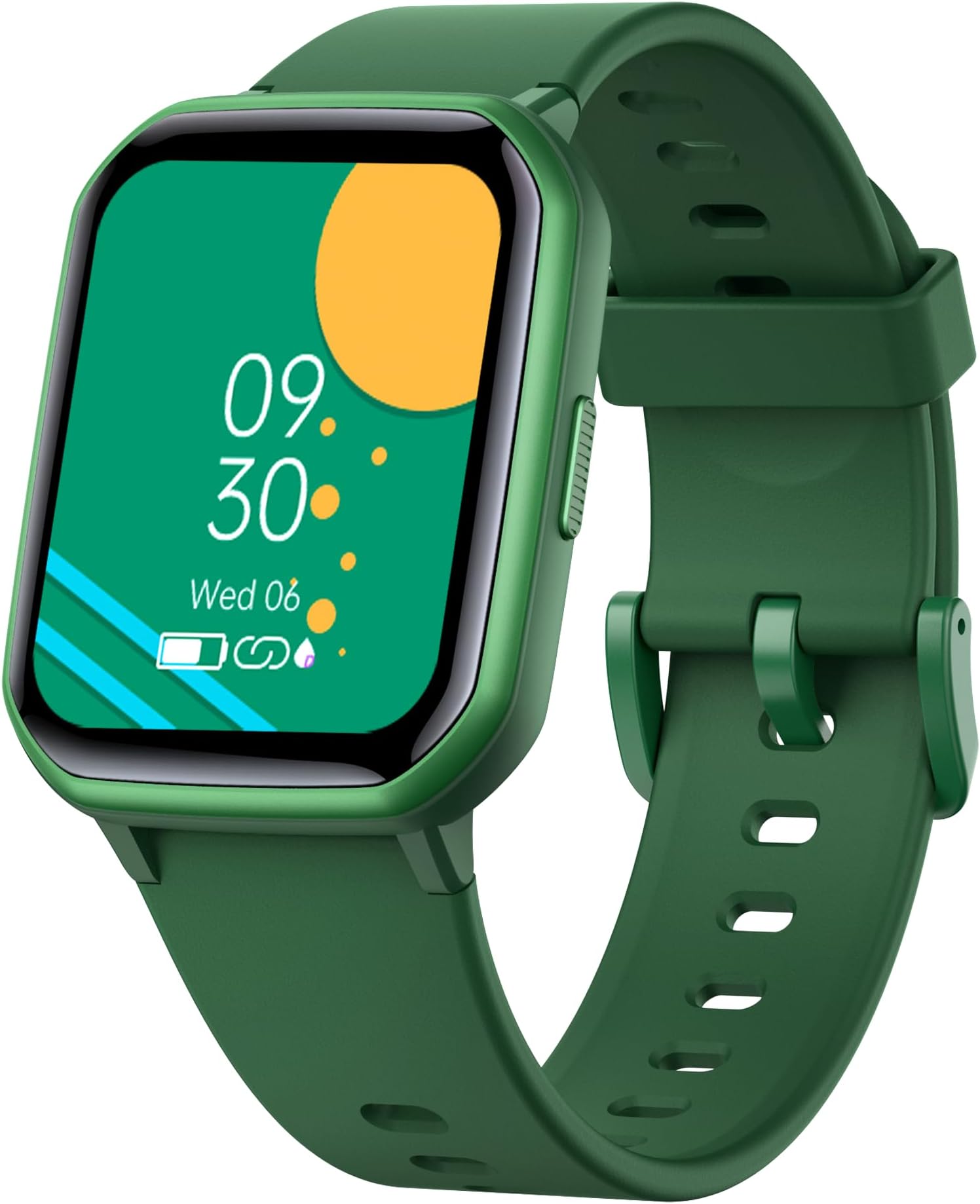 Kids Smart Watch for Girls,IP68 Waterproof Kids Fitness Tracker Watch with 1.5 Inch DIY Face,Heart Rate Sleep Monitor,19 Sport Modes,Calories Counter,Alarm Clock,Great Gifts for Children 6+(Green)