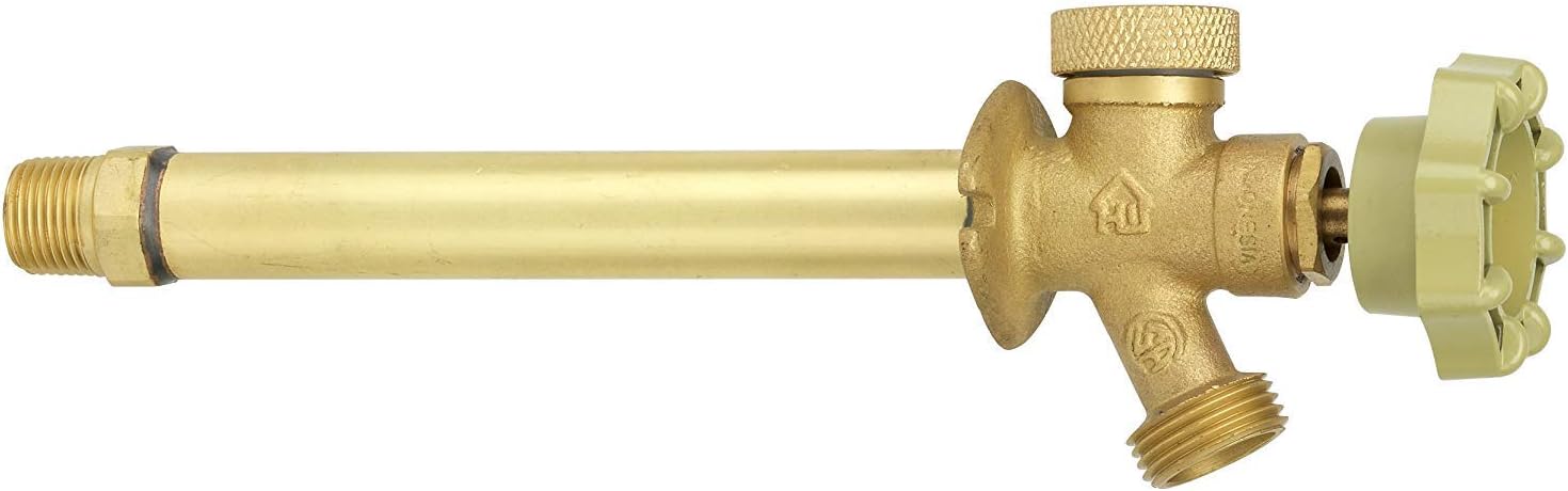 Homewerks VFF-ASP-C19PA Anti-Siphon Frost Free Sillcock, 1/2-Inch Male Thread or 1/2-Inch Solder, 1/2-Inch inlet by ยพ inch garden hose thread outlet by 12-Inch in length