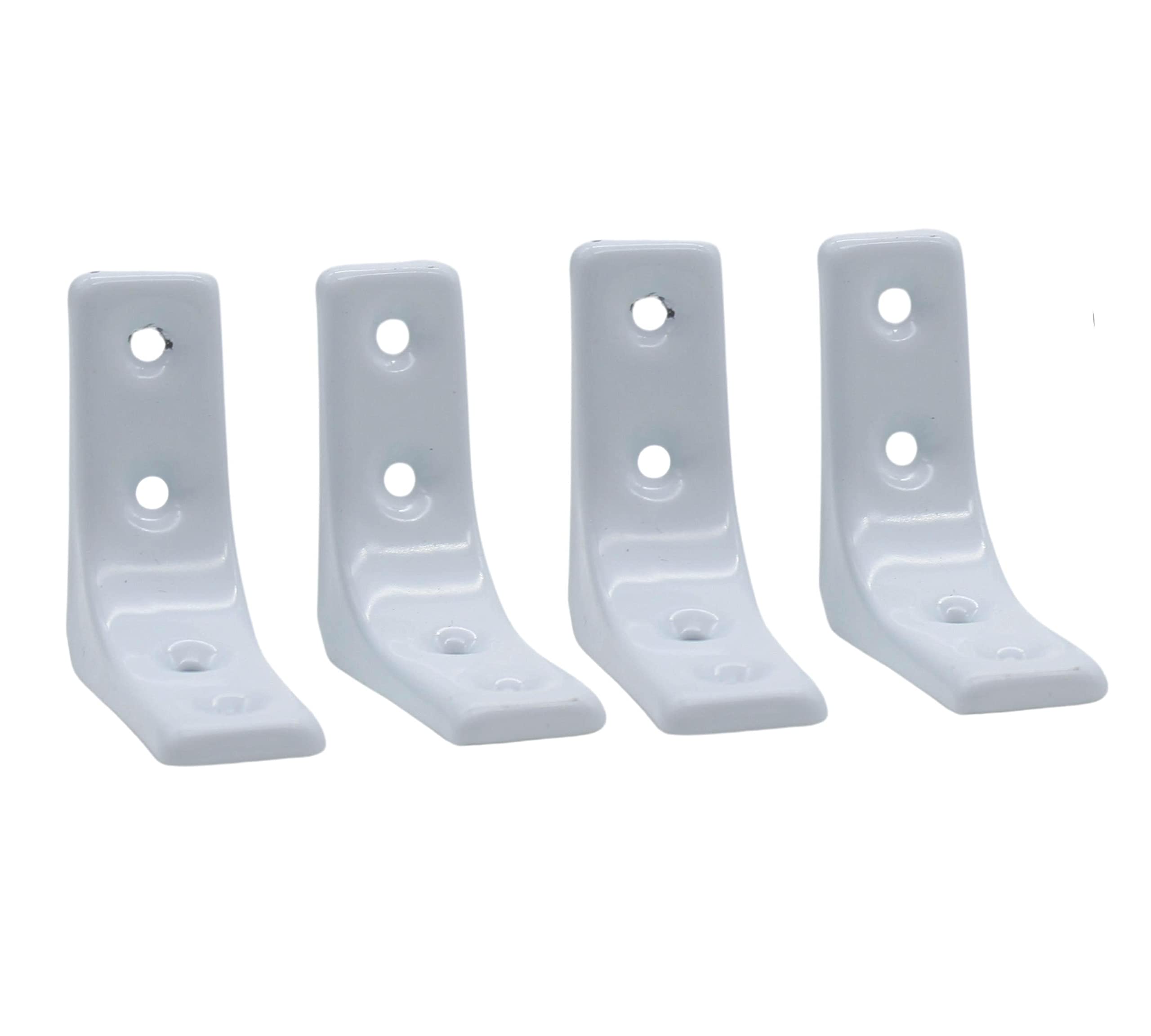 4 Packs Equerre Etagere Murale,250mm Equerre Metal Charge Lourde,Noir